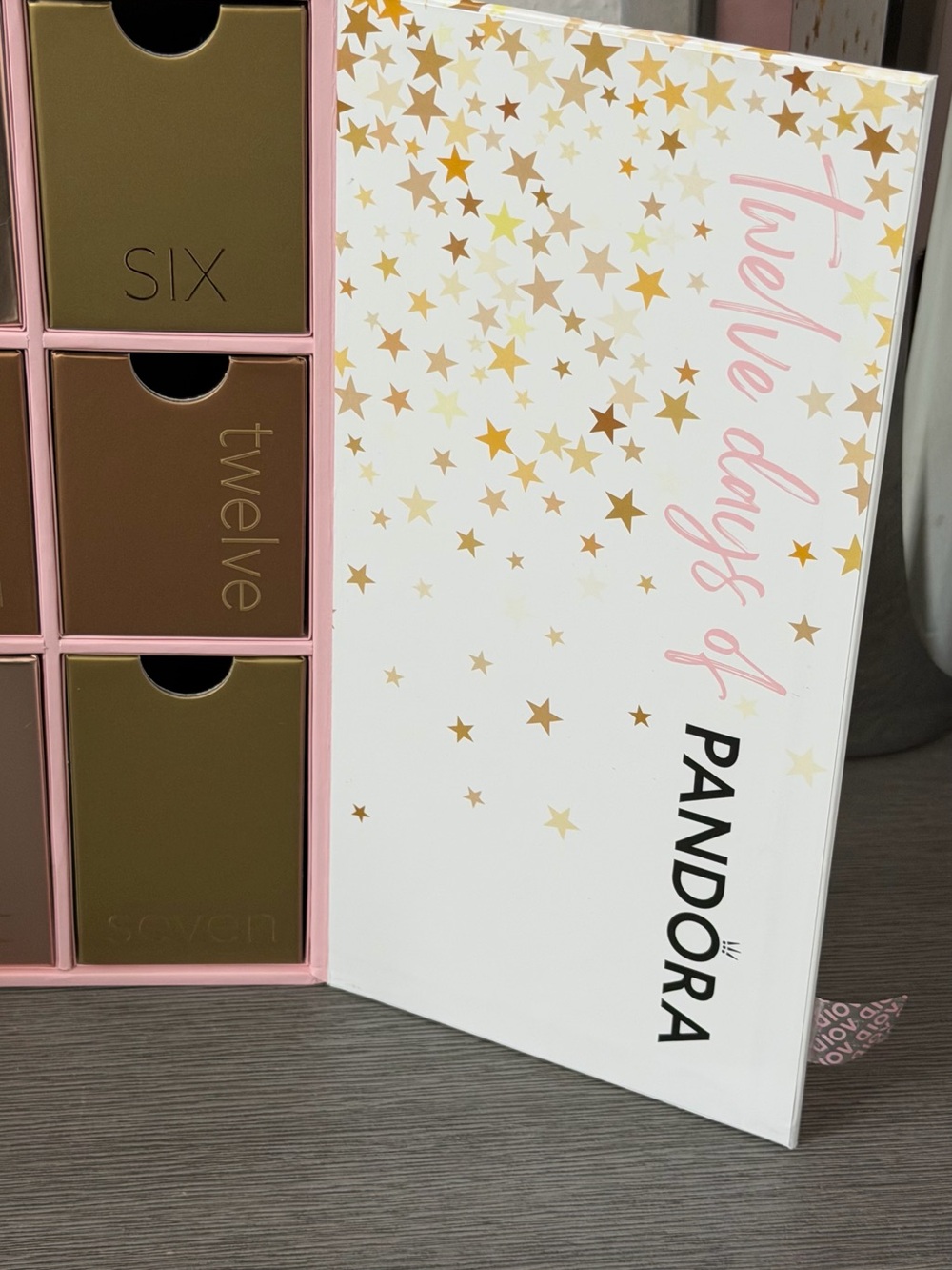 NEW Pandora 12 Days Advent Calendar Empty Box Jewelry Storage - Picture 4 of 11